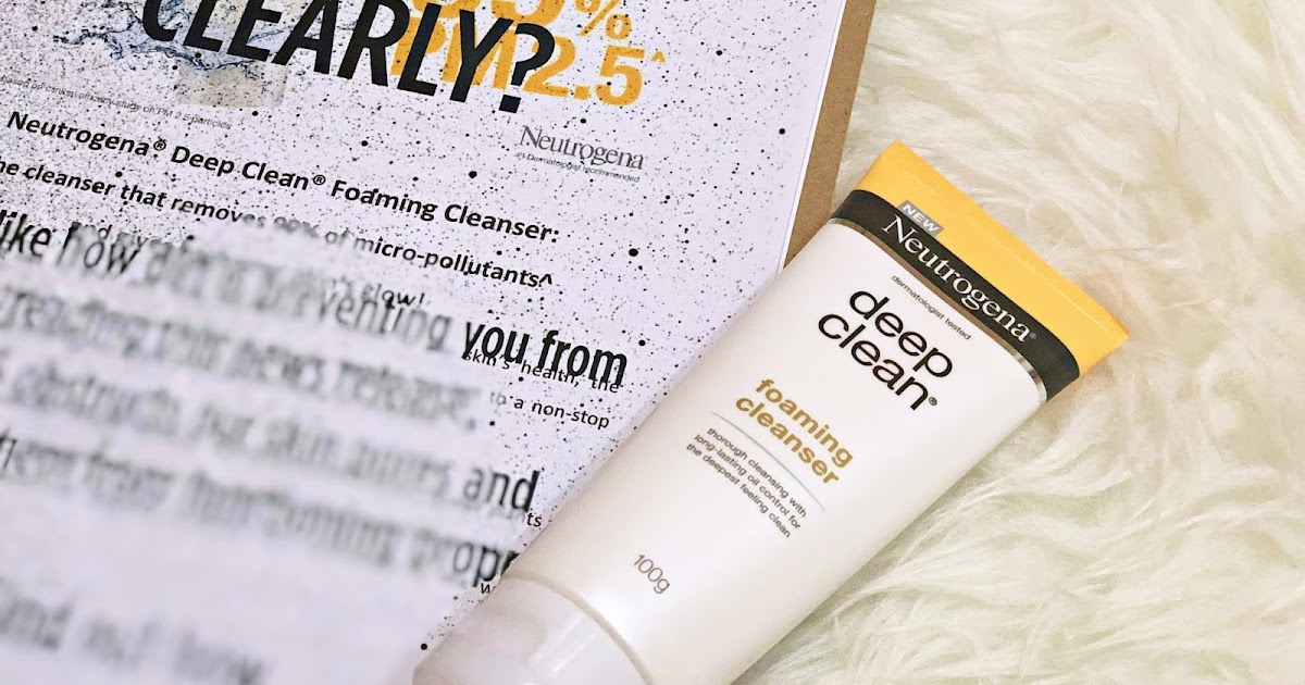 neutrogena deep clean foaming cleanser review