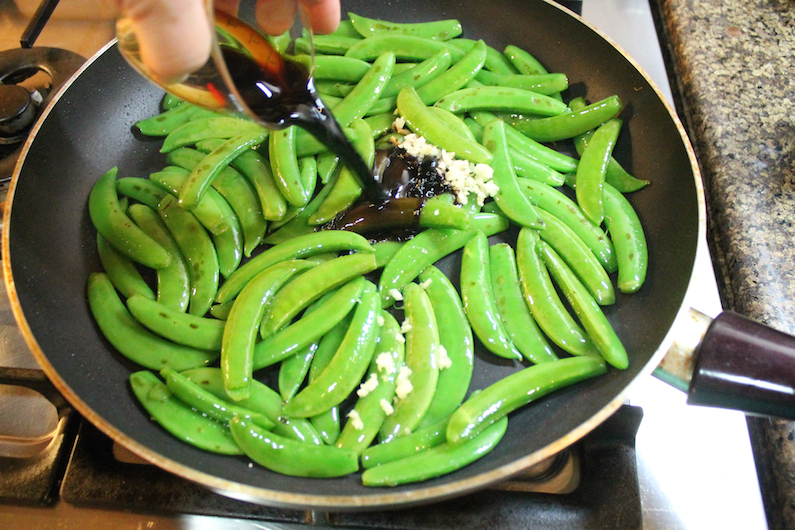 Food Lust People Love Soy Glazed Sugar Snap Peas