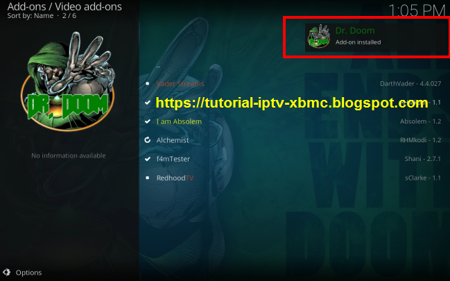 dr doom kodi addon