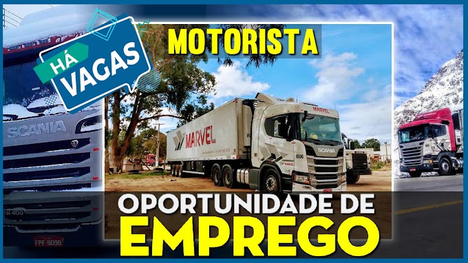 Transportadora Marvel abre vagas para motorista 