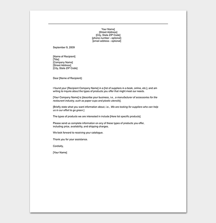 Formal Request Letter Formal Letters