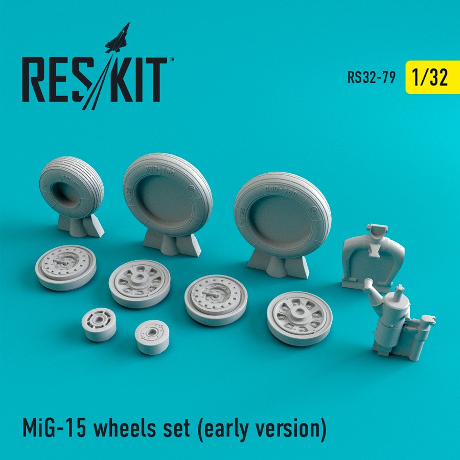 Resin Upgrade set 1/72 ResKit RS72-0022 C/D/J/N F-15 "Eagle" wheels set