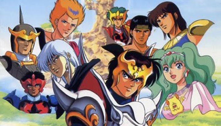 Diversos personagens do anime.