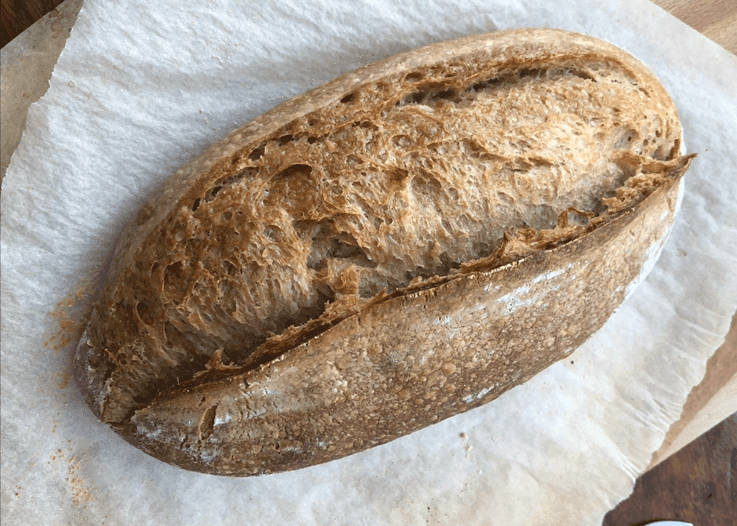 Pan de masa madre natural