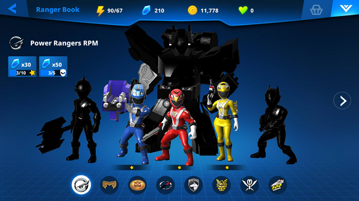 RPM e outras equipes se reúnem no novo jogo Power Rangers RPG
