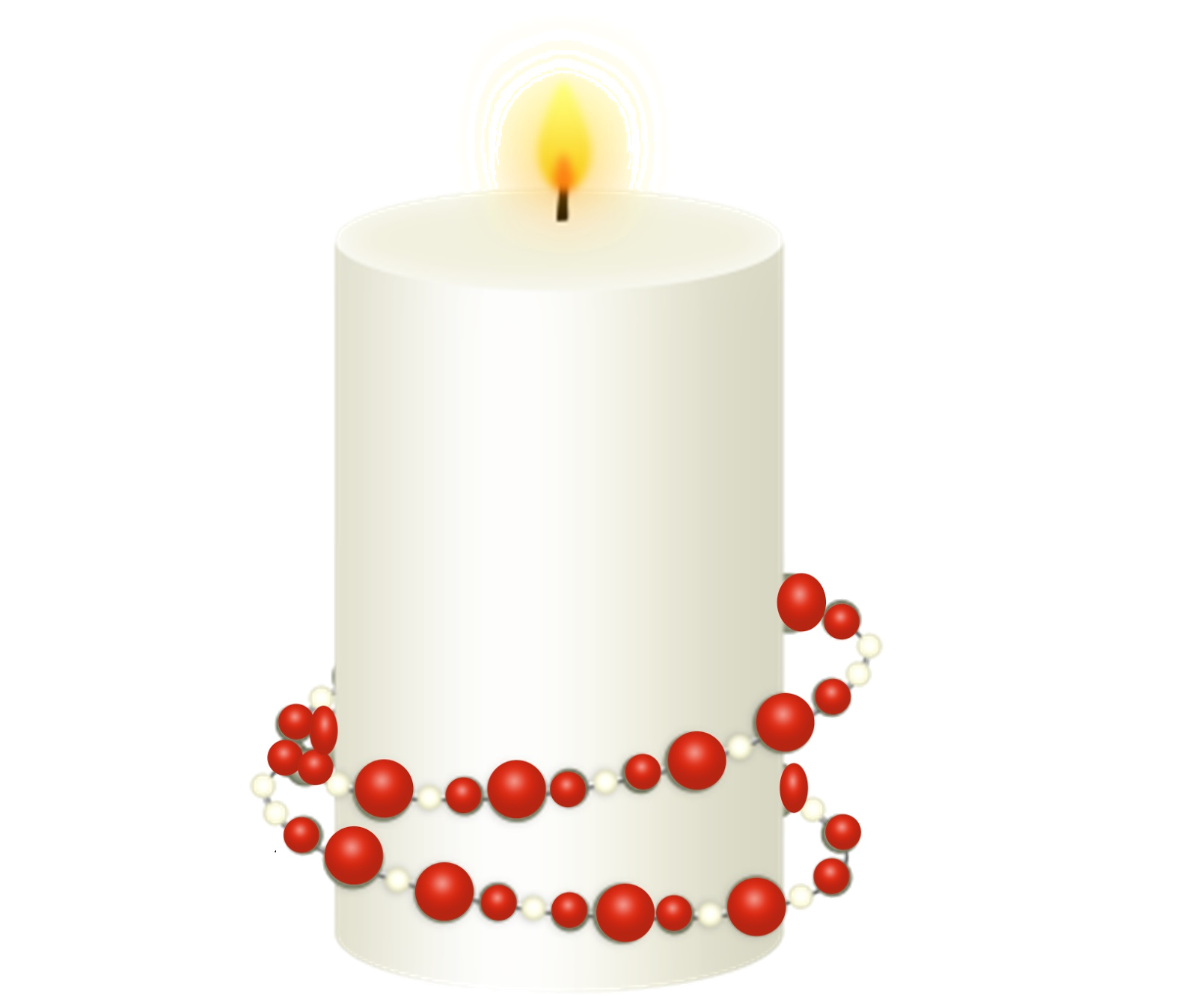 свеча без фона.