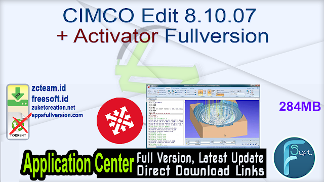 CIMCO Edit 8.10.07 + Activator Fullversion