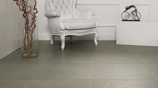 Porcelain stoneware Galaxy collection - A balanced hybrid of concrete and elements of of stone