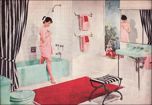 Vintage Bathrooms from 1950s