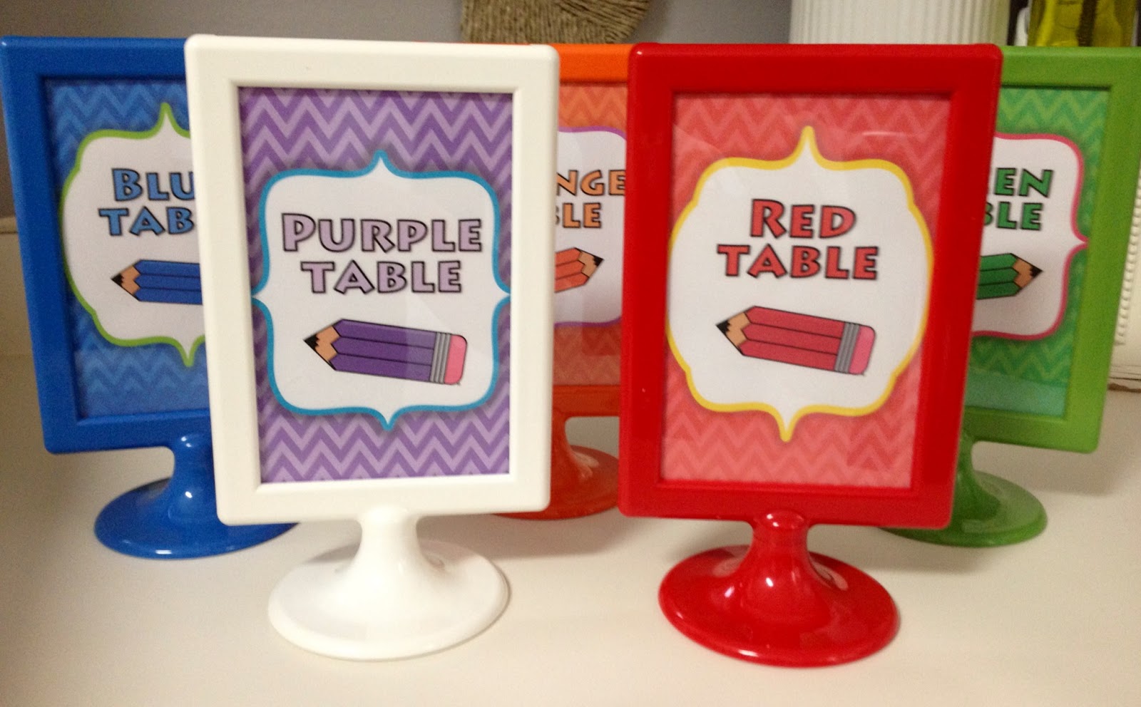 Just A Pinch Of Salter Chevron Table Signs Just A Pinch Of Salter Chevron Table Signs