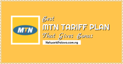 mtn tariff plan that gives bonus