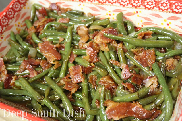 Deep South Dish Unbundled Green Beans With Brown Sugar Sauce