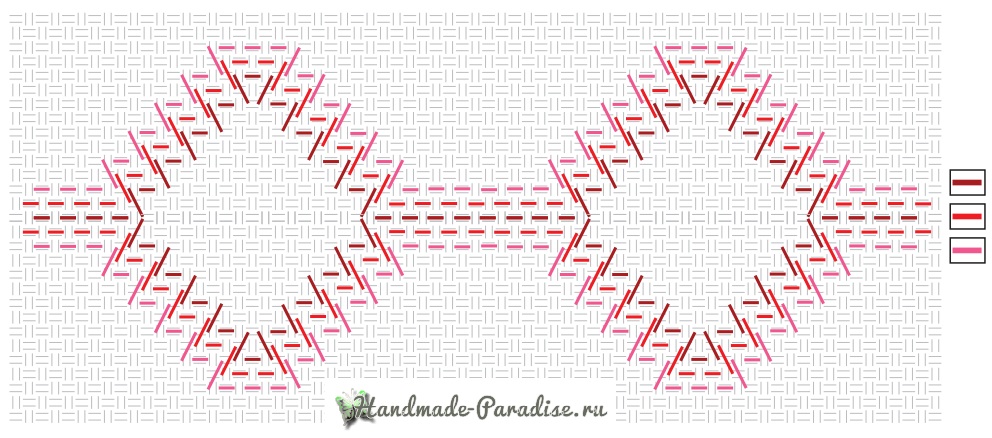 Схемы вышивки для декорирования полотенца (4)