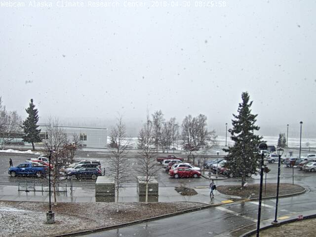 Mixed Rain And Snow Was Reported From The Airport During The Morning Hours And There Was A Brief Threat Of A Fresh Snow Cover At Uaf Mixed Rain And Snow Was Reported From The Airport During The Morning Hours And There Was A Brief Threat Of A Fresh Snow Cover At Uaf