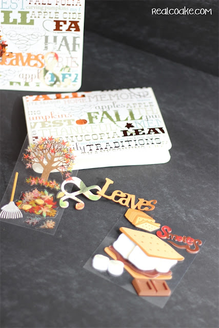 Cute invitation ideas for a fall family fun event of leaf jumping and S'mores from #realcoake