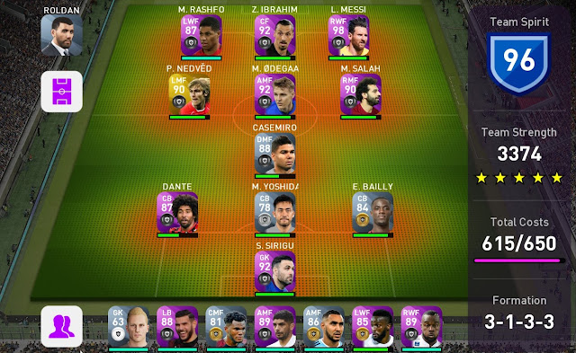 My Pes 2020 Squad