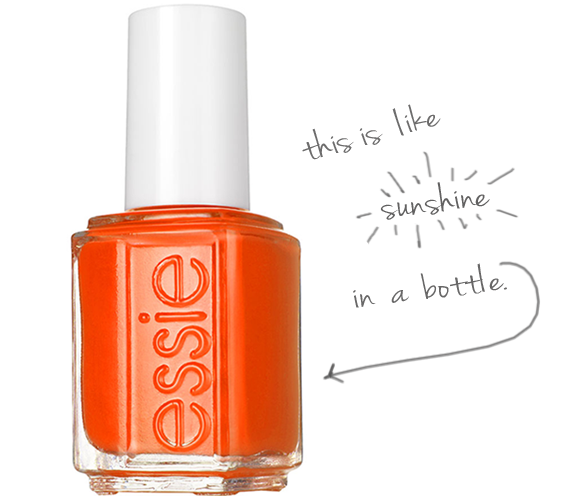 Essie Orange It's Obvious