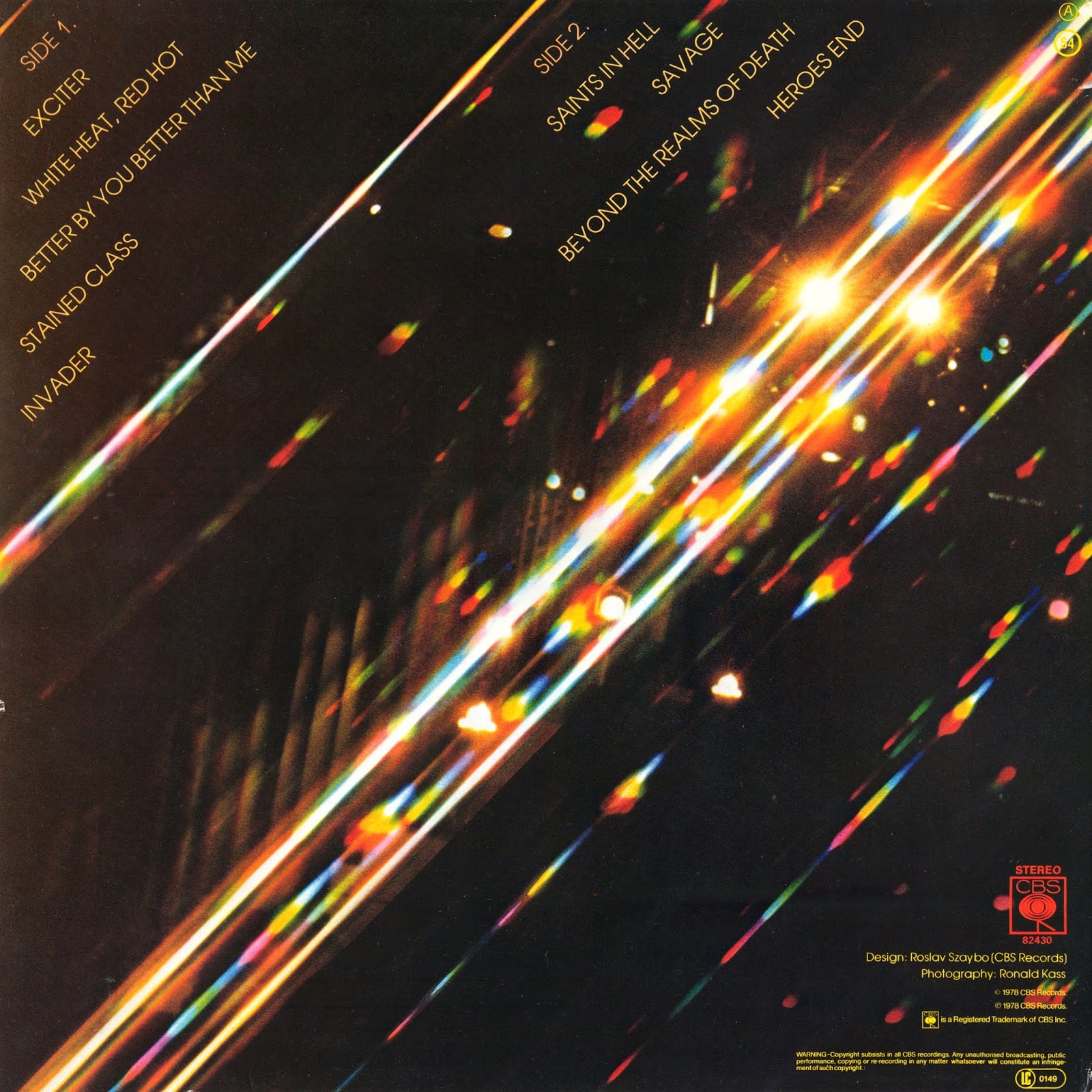 Classic Rock Covers Database Judas Priest Stained Class (1978)