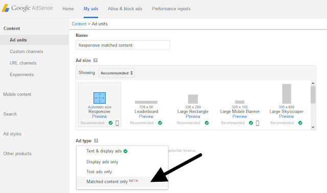 The Ultimate Cheat Sheet On Google Adsense Matched Content Unit Adsense Matched Content Unit