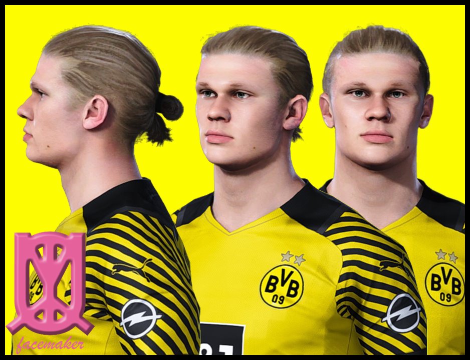 Pes 2021 Erling Haaland Face - Gambaran