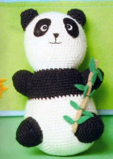 PATRON GRATIS OSO PANDA AMIGURUMI 172