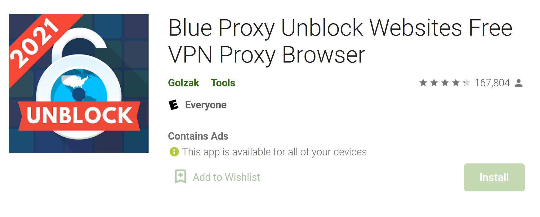 Blue Proxy Unblock sites Free VPN Proxy Browser TeknoReview