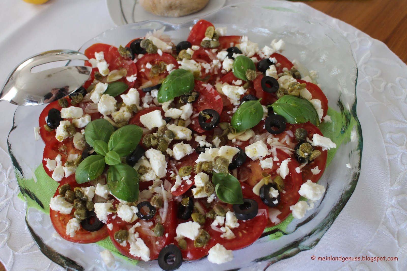 mein Land und Gartengenuss : Korsischer Tomatensalat