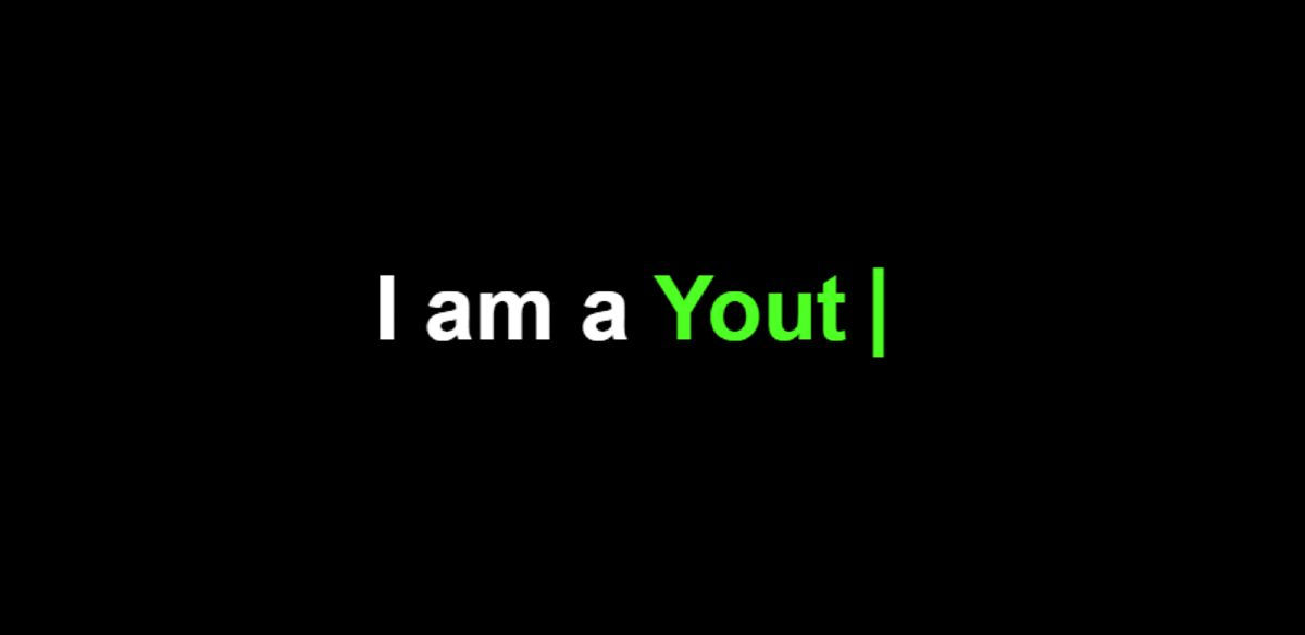 Text Typing Animation HTML CSS