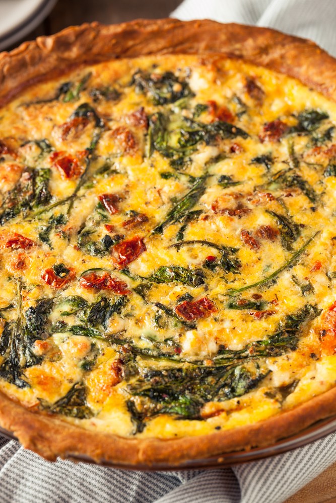 Menu Mamas Bell Pepper, Spinach & Ham Quiche