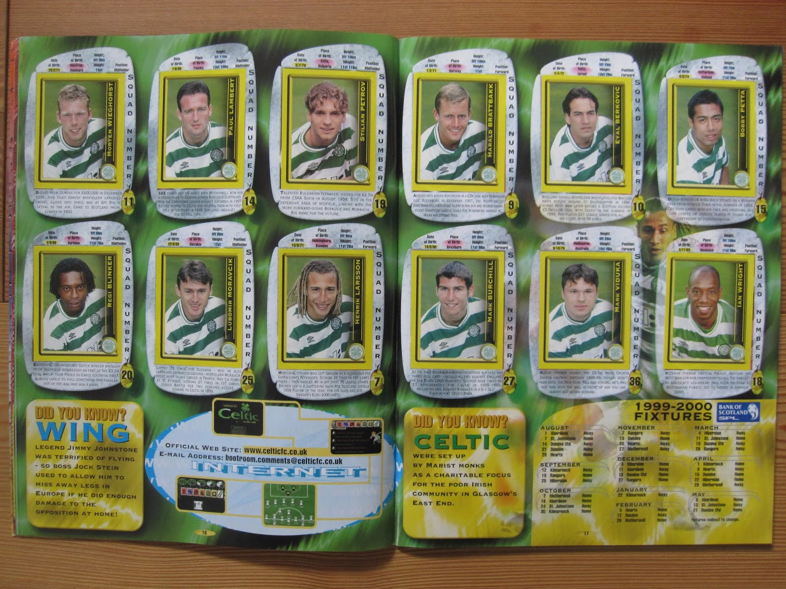 Only Good Stickers Panini Scottish League 2000