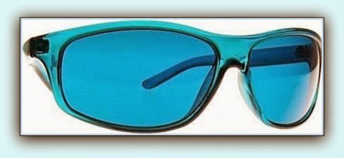 The Color Blue or Aqua (turquoise) Colored Glasses