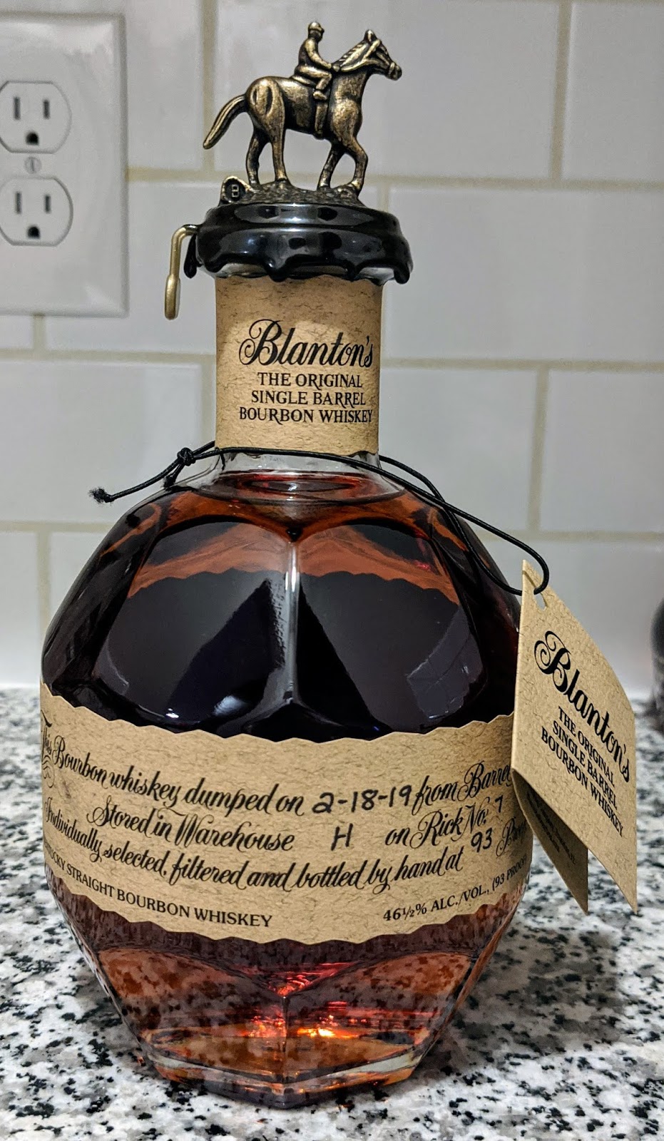 Columbus Bourbon Blanton's Single Barrel Bourbon Review