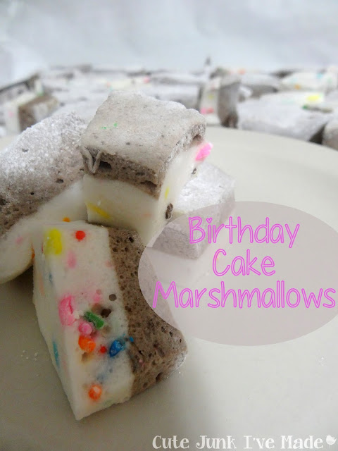 Cute Junk I've Made | Birthday Cake Marshmallows