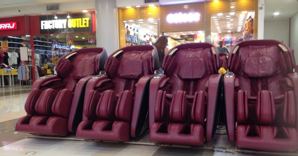 Massage chairs in a Philippine mall