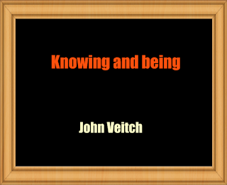 Knowing and being