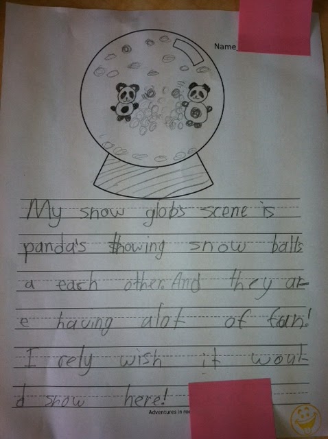 Adventures in Room 5: 12 Days of Holiday Freebies day 5! Snow Globe