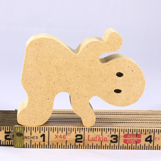 Handmade Wooden Toy Halloween Ghost Cutout Silhouette