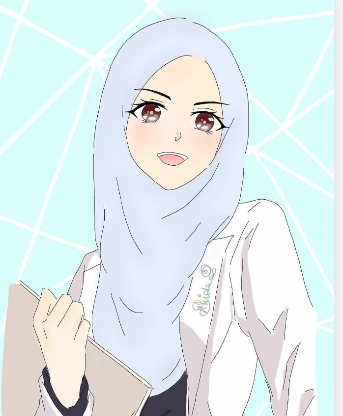 Wow 22 Gambar  Kartun Dokter  Muslimah  Richa Gambar 