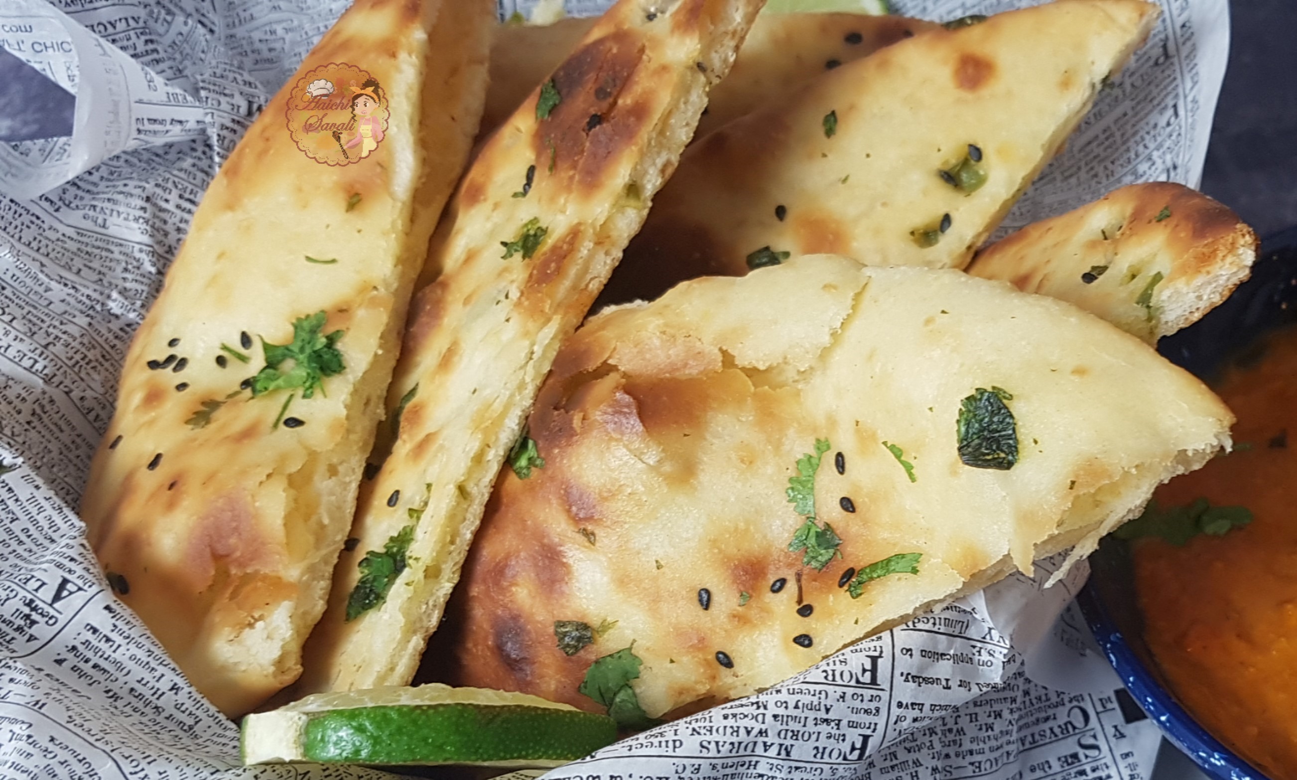 Tandoori Naan in an Air Fryer and Oven | Best Homemade Naan Recipe ...