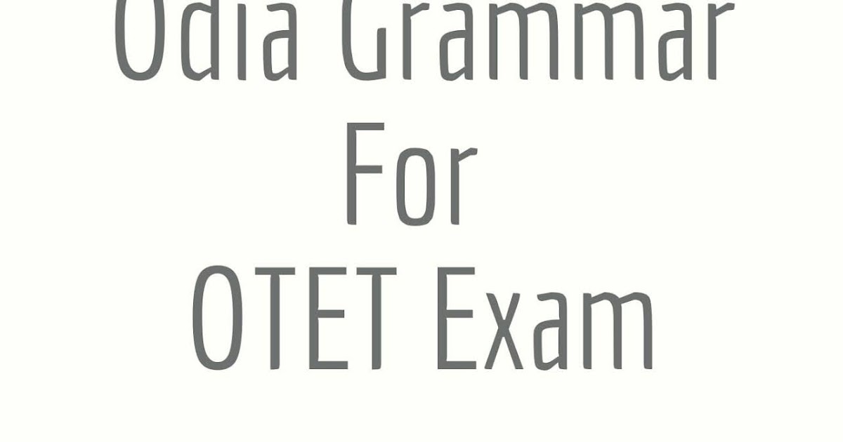 Saraswata Odia Grammar Book Pdf