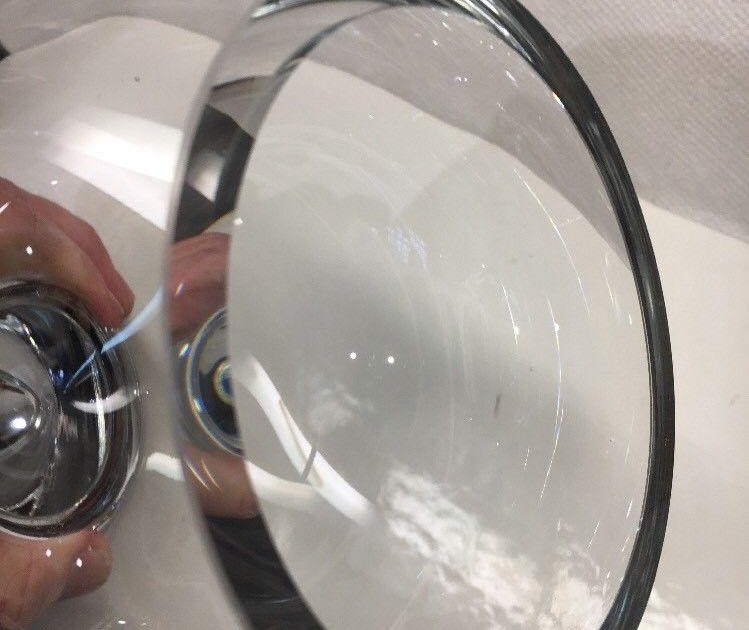 Glass Tips from Verrier Grinding out Chipped Edges