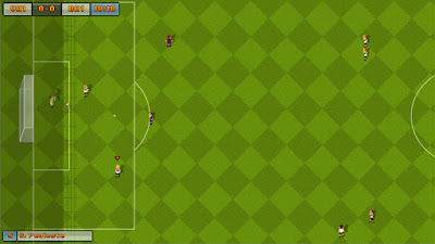 16 Bit Soccer Game Screenshot 1