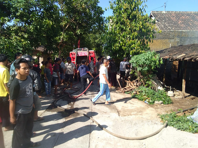 Sehari, Kebakaran Hanguskan 2 Rumah dan 2 Kebun di Gemolong