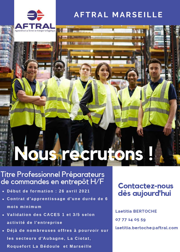 Mission Locale de la Seyne sur Mer AFTRAL MARSEILLE RECRUTE DES