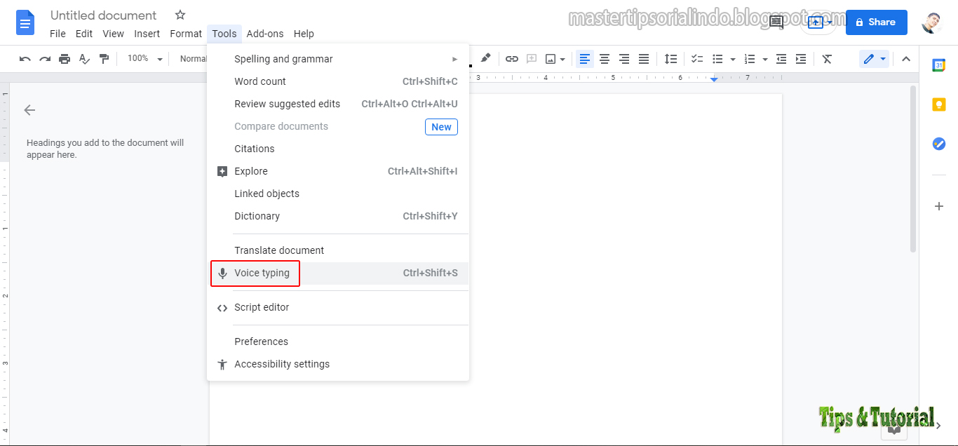 Cara Convert File Audio ke Teks Mastertipsorialindo