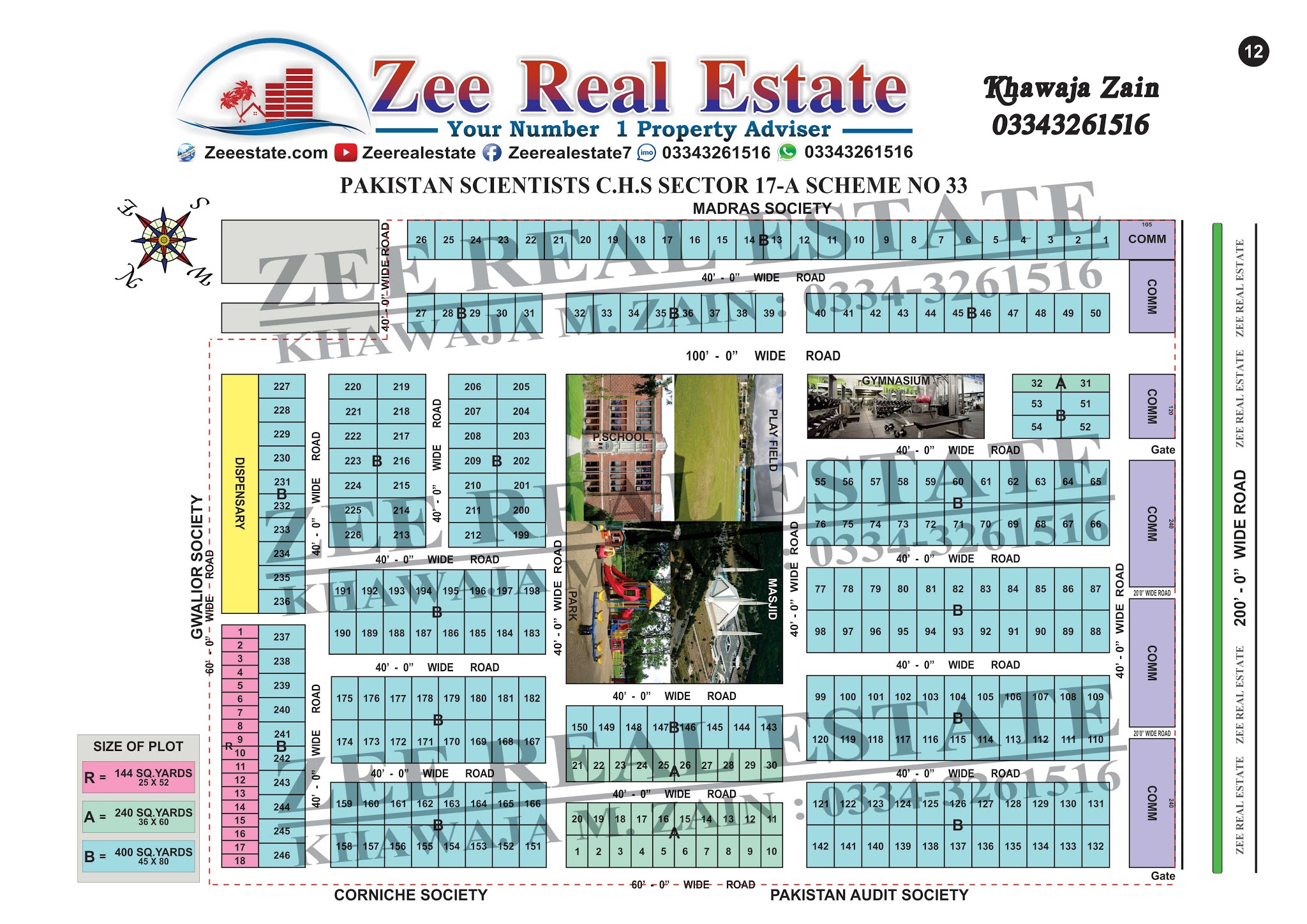 Scheme 33 Societies Map Pakistan Scientist Society Scheme 33 - Map & Video | Zee Real Estate