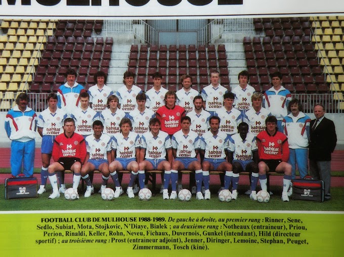 F.C MULHOUSE 1988-89.