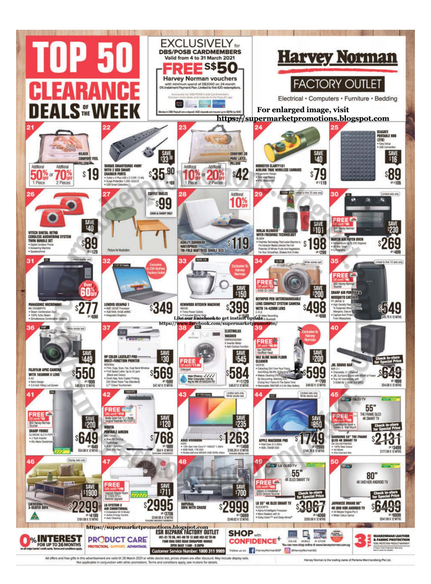 Harvey Norman Top Clearance of the Week Deals Promotion 18 26 March