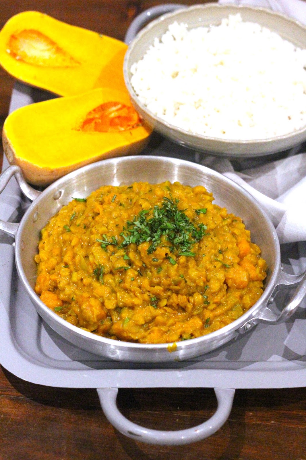 As Minhas Receitas Caril De Lentilhas E Abóbora Manteiga<script async src=